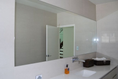 Bathroom Glass counter top full Length glass mirror polished safety backed glass mirror