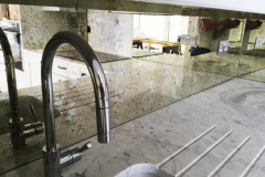 Antique Mirror Glass Kitchen glass splash back custom made premiu quality glass splash back interior design glass made in ireland derry city northern ireland