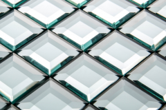 Decourative glass tile Wall glass Bevelled wall glass northern ireland Belfast glass